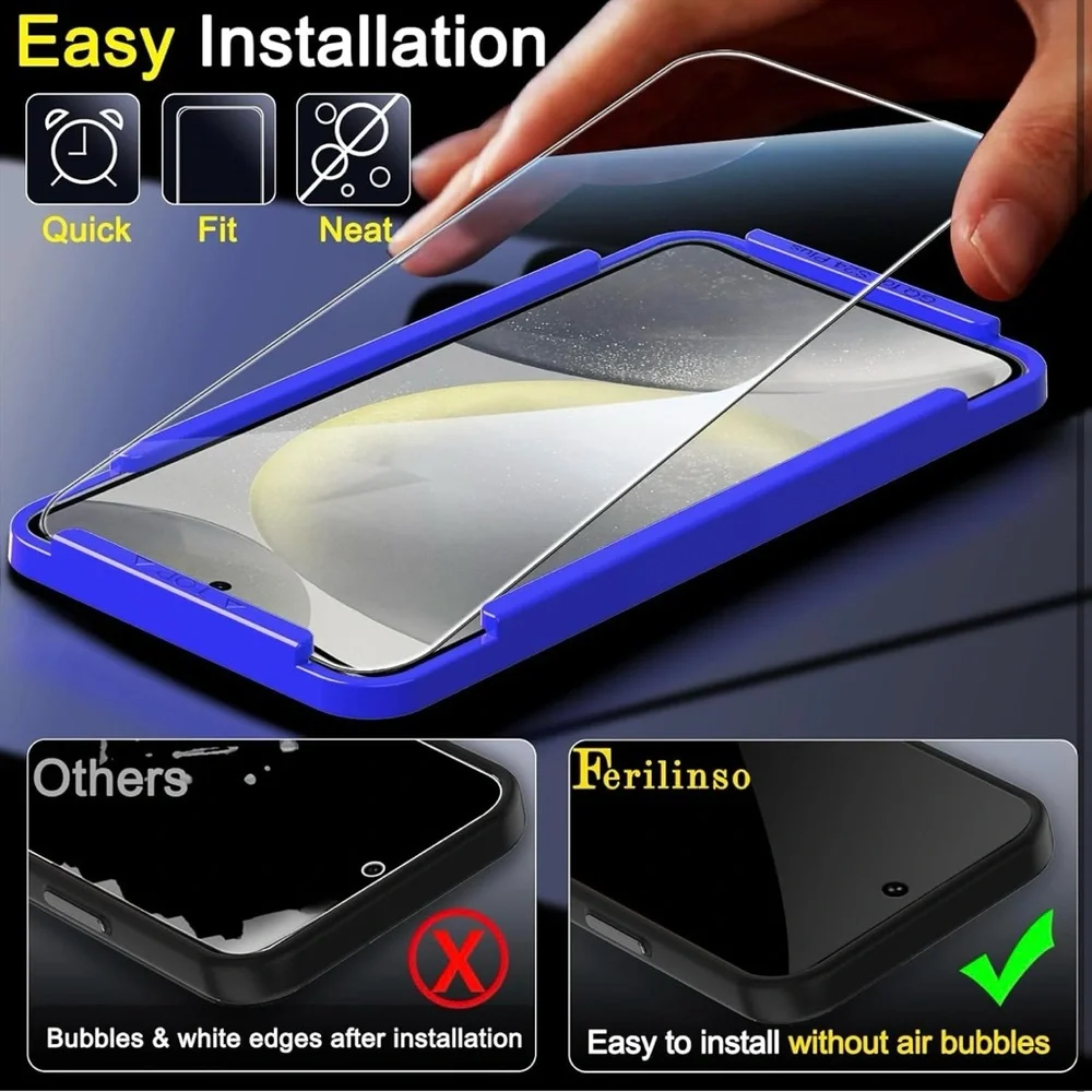 Samsung S24 Plus 6.7 INCH Screen Protector-4 packs-brand new